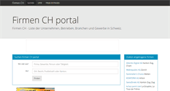 Desktop Screenshot of firmen-ch.com